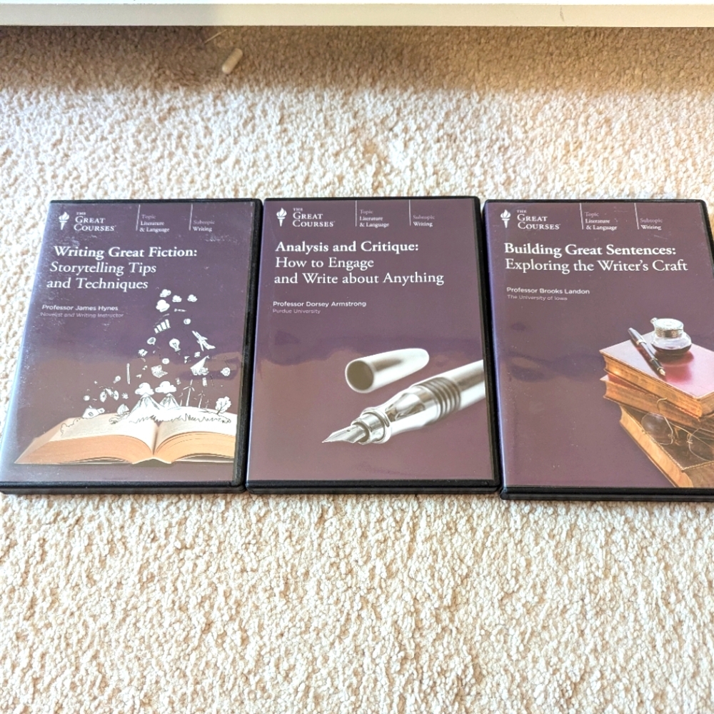 Three writing courses on DVD (12 total) from The Great Courses